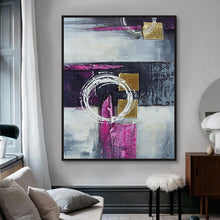 Load image into Gallery viewer, Abstract Hand Painted Oil Painting / Canvas Wall Art HD06590