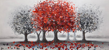 Load image into Gallery viewer, Tree Hand Painted Oil Painting / Canvas Wall Art UK HD07631