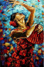 Load image into Gallery viewer, Woman Hand Painted Oil Painting / Canvas Wall Art UK HD08166