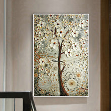 Load image into Gallery viewer, Abstract Art Tree Hand Painted Oil Painting / Canvas Wall Art HD08189