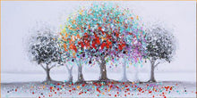 Load image into Gallery viewer, Tree Hand Painted Oil Painting / Canvas Wall Art UK HD08372