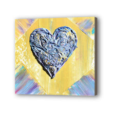 Load image into Gallery viewer, Heart Hand Painted Oil Painting / Canvas Wall Art HD08589