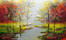 Load image into Gallery viewer, Forest Hand Painted Oil Painting / Canvas Wall Art UK HD08625