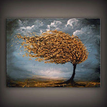 Load image into Gallery viewer, Tree Hand Painted Oil Painting / Canvas Wall Art UK HD09663