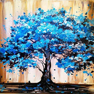 2020 Tree Hand Painted Oil Painting / Canvas Wall Art UK HD010230