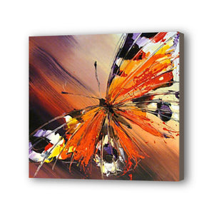 Butterfly Hand Painted Oil Painting / Canvas Wall Art UK HD010284