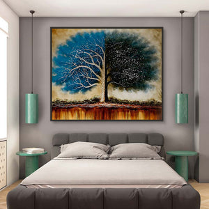 New Tree Hand Painted Oil Painting / Canvas Wall Art HD010254
