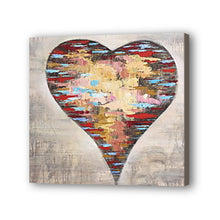 Load image into Gallery viewer, Heart Hand Painted Oil Painting / Canvas Wall Art HD010263
