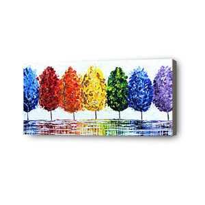 Tree Hand Painted Oil Painting / Canvas Wall Art HD010274