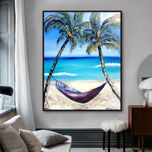 Load image into Gallery viewer, Beach Hand Painted Oil Painting / Canvas Wall Art HD010278

