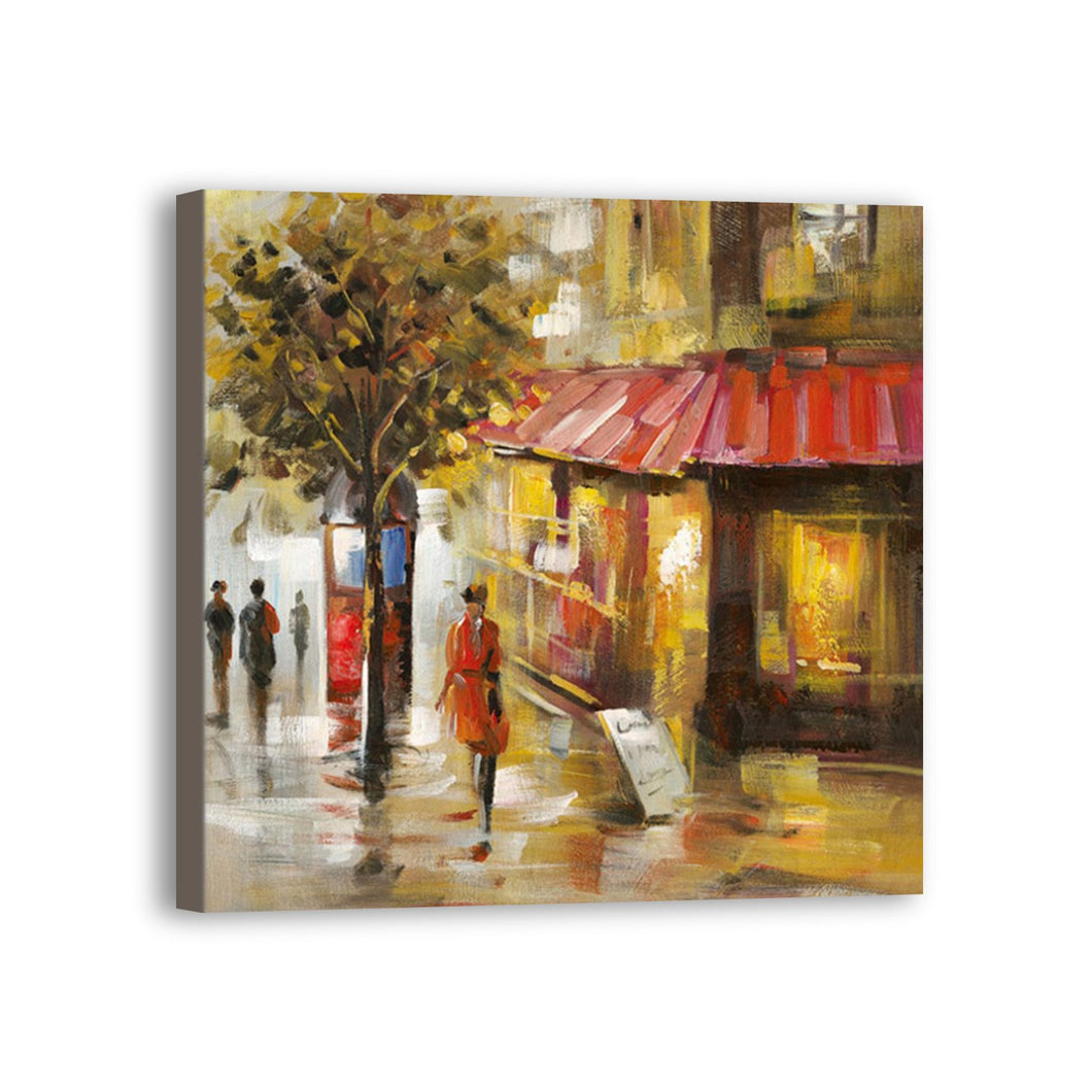 Street Hand Painted Oil Painting / Canvas Wall Art UK HD010292