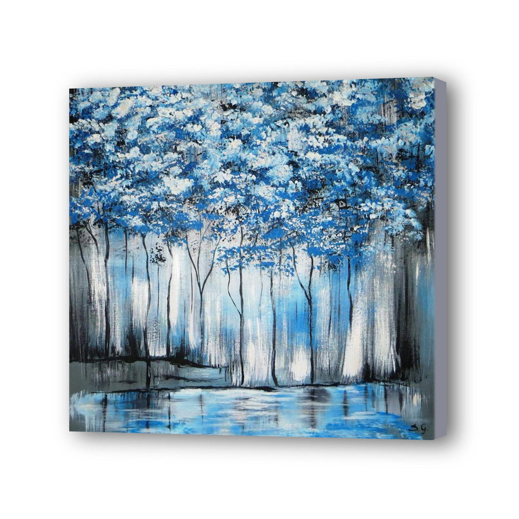 Forest Hand Painted Oil Painting / Canvas Wall Art UK HD010294