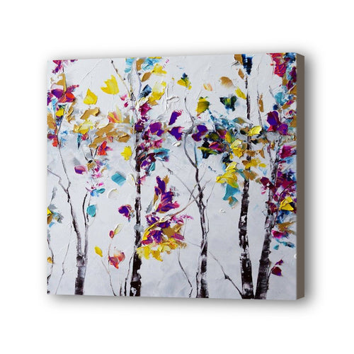 Tree Hand Painted Oil Painting / Canvas Wall Art UK HD010301