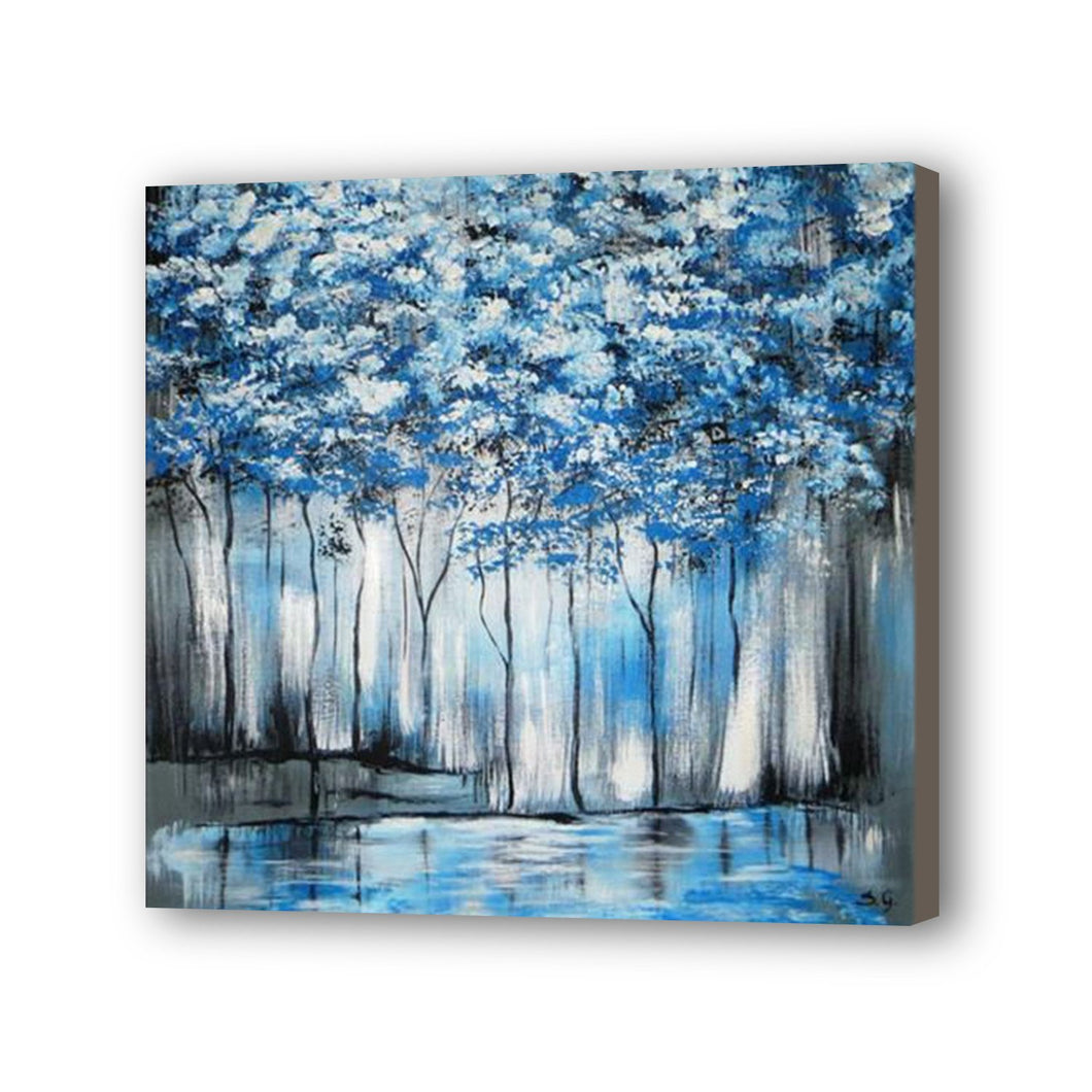 Forest Hand Painted Oil Painting / Canvas Wall Art UK HD010302