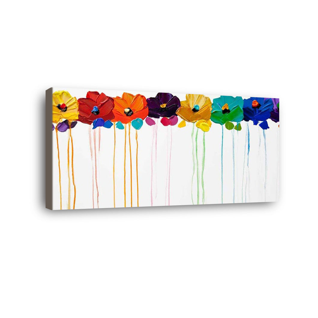 Flower Hand Painted Oil Painting / Canvas Wall Art HD010308