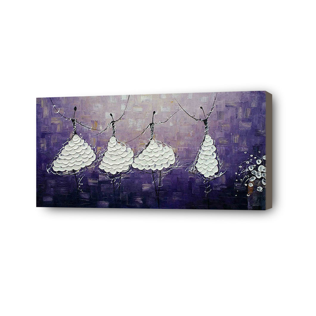 Woman Hand Painted Oil Painting / Canvas Wall Art HD010330