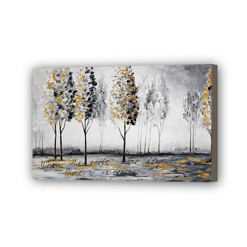 Tree Hand Painted Oil Painting / Canvas Wall Art UK HD010355