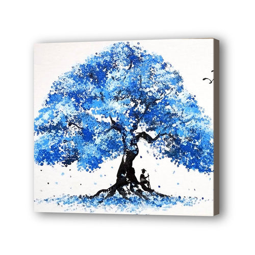 Tree Hand Painted Oil Painting / Canvas Wall Art UK HD010362