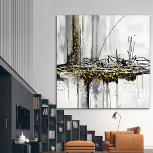 Abstract Hand Painted Oil Painting / Canvas Wall Art HD010364