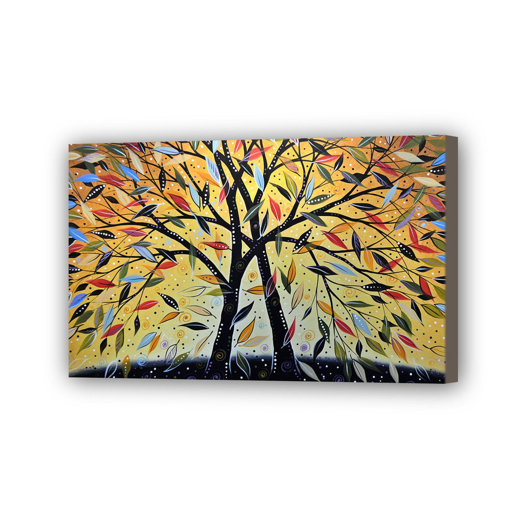 Tree Hand Painted Oil Painting / Canvas Wall Art UK HD010366