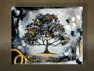 Tree Hand Painted Oil Painting / Canvas Wall Art UK HD010371