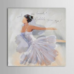 Dancer Hand Painted Oil Painting / Canvas Wall Art UK HD010374