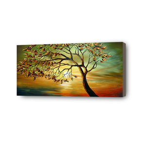 Tree Hand Painted Oil Painting / Canvas Wall Art HD010392