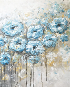 Flower Hand Painted Oil Painting / Canvas Wall Art UK HD010415