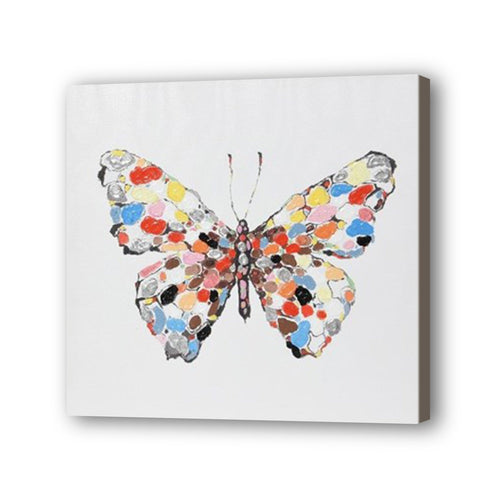 Butterfly Hand Painted Oil Painting / Canvas Wall Art UK HD010431