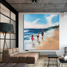 Load image into Gallery viewer, Beach Hand Painted Oil Painting / Canvas Wall Art HD010439
