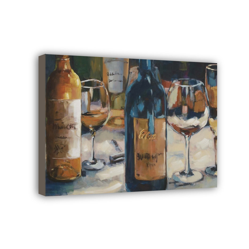 Wine Hand Painted Oil Painting / Canvas Wall Art HD010454