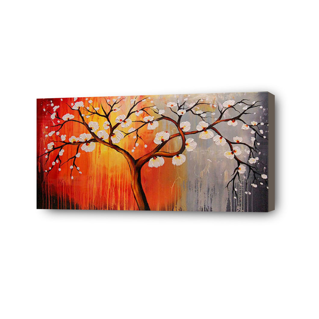Tree Hand Painted Oil Painting / Canvas Wall Art HD010457
