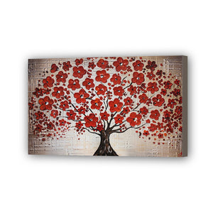 Tree Hand Painted Oil Painting / Canvas Wall Art UK HD010458