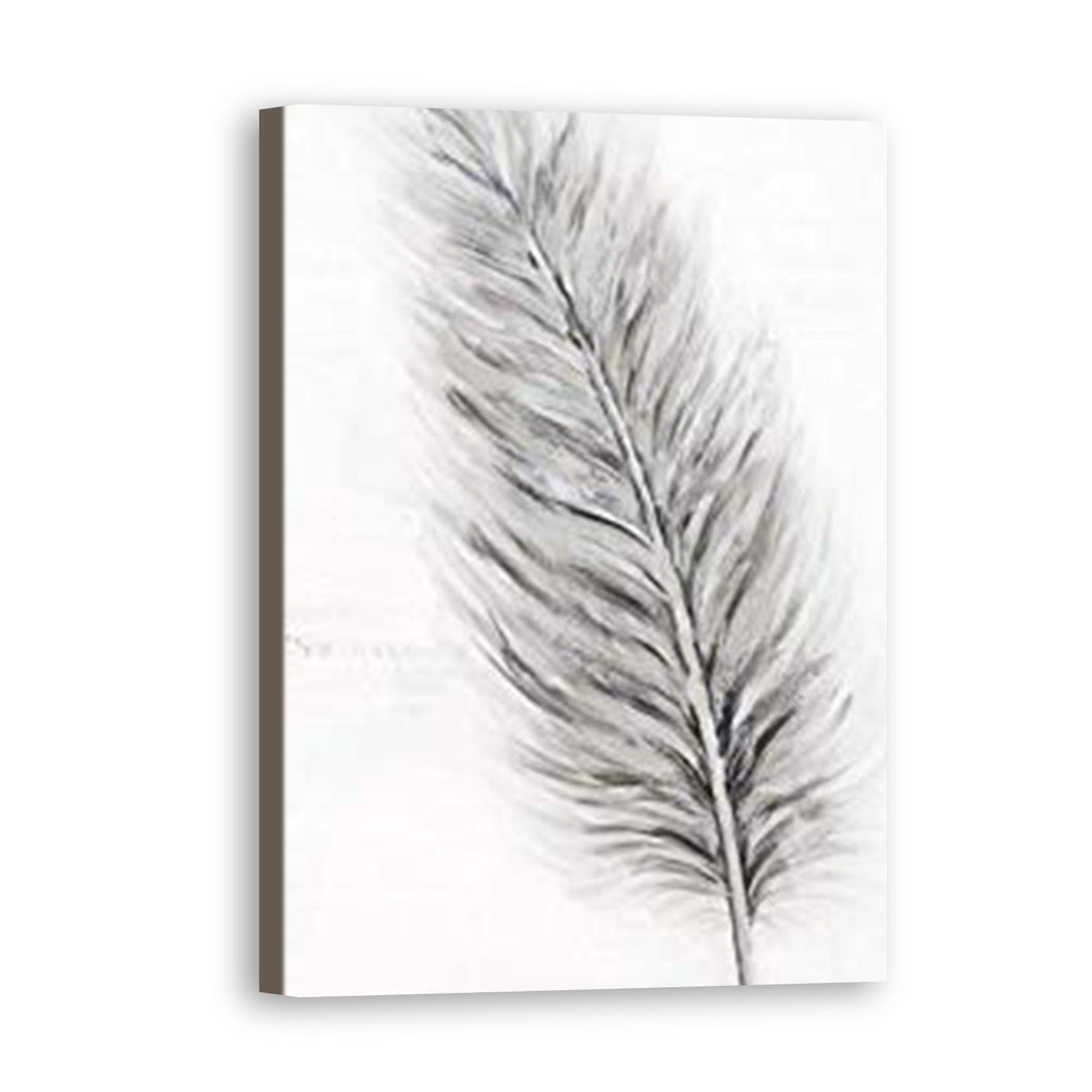 Feather Hand Painted Oil Painting / Canvas Wall Art UK HD010462