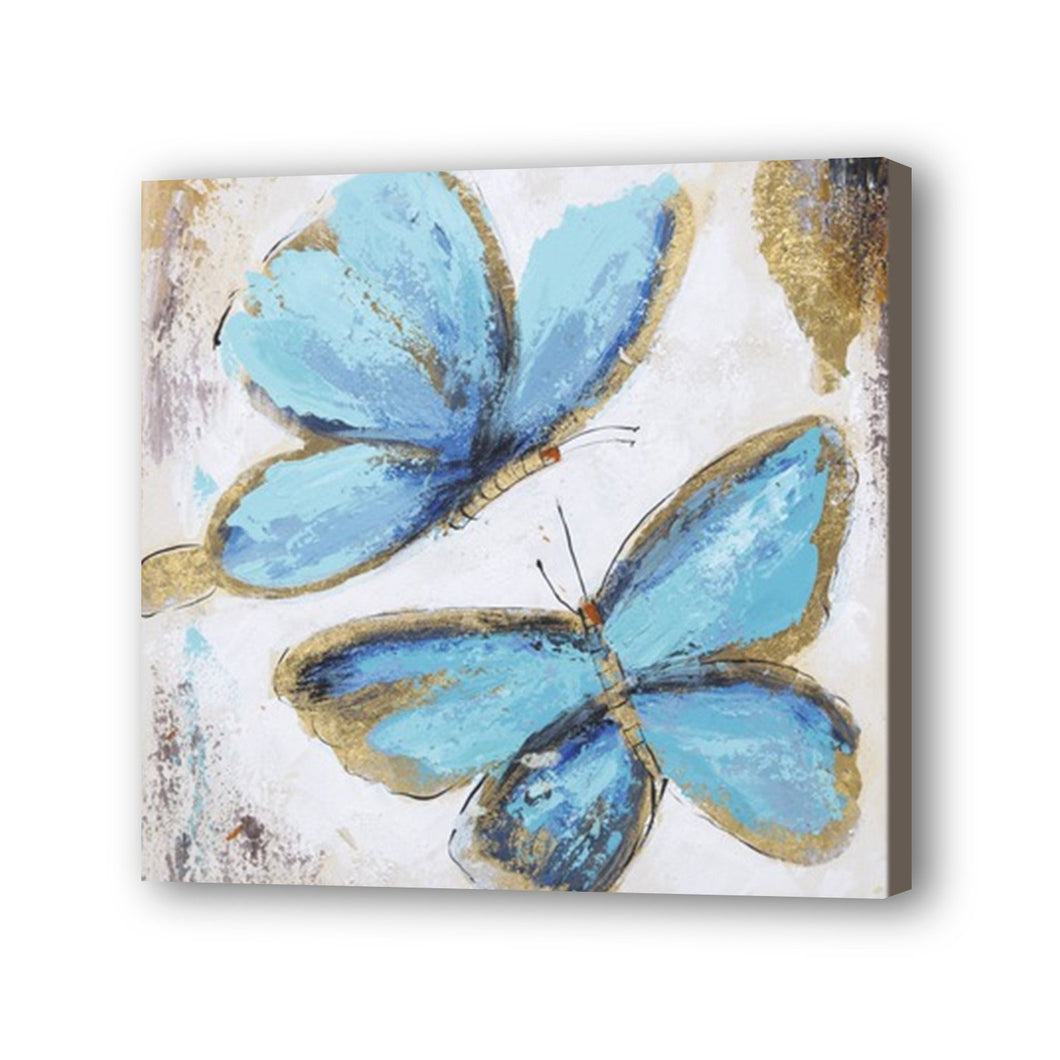Butterfly Hand Painted Oil Painting / Canvas Wall Art UK HD010485