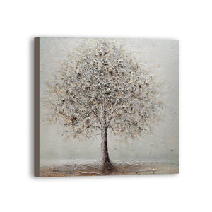 Tree Hand Painted Oil Painting / Canvas Wall Art UK HD010537