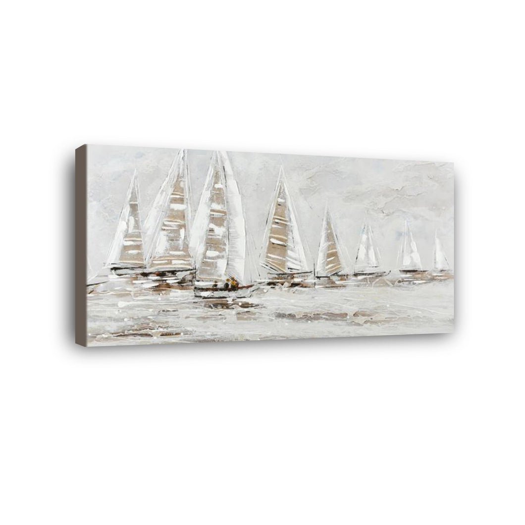 Boat Hand Painted Oil Painting / Canvas Wall Art HD010540