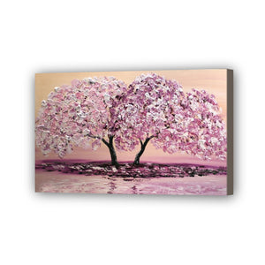 Tree Hand Painted Oil Painting / Canvas Wall Art HD010543