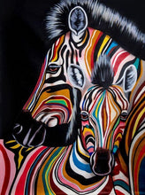 Load image into Gallery viewer, Zebra Hand Painted Oil Painting / Canvas Wall Art UK HD010545
