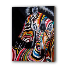 Load image into Gallery viewer, Zebra Hand Painted Oil Painting / Canvas Wall Art UK HD010545
