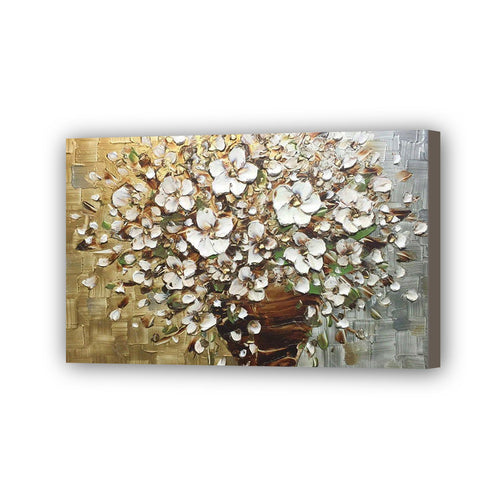 Flower Hand Painted Oil Painting / Canvas Wall Art UK HD010548