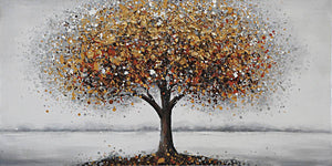 Tree Hand Painted Oil Painting / Canvas Wall Art UK HD010550