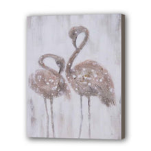 Load image into Gallery viewer, Flamingo Hand Painted Oil Painting / Canvas Wall Art UK HD010555

