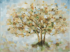 Tree Hand Painted Oil Painting / Canvas Wall Art UK HD010577