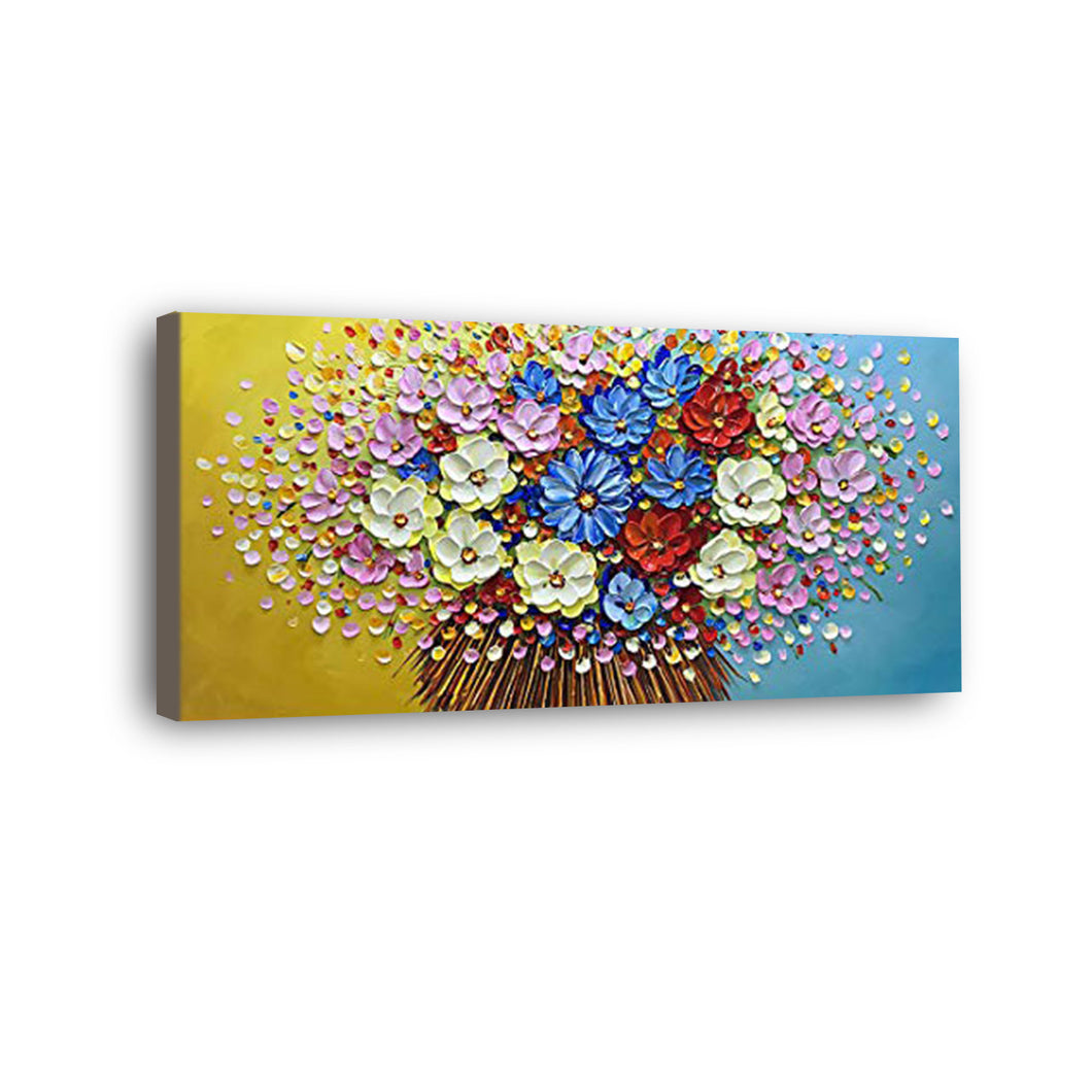Flower Hand Painted Oil Painting / Canvas Wall Art HD010623