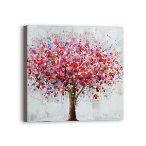 Tree Hand Painted Oil Painting / Canvas Wall Art UK HD010624