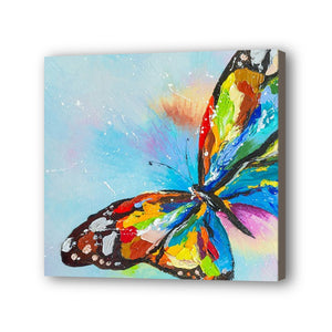 Butterfly Hand Painted Oil Painting / Canvas Wall Art UK HD010941