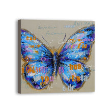 Load image into Gallery viewer, Butterfly Hand Painted Oil Painting / Canvas Wall Art UK HD010990

