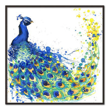 Load image into Gallery viewer, Peacock Hand Painted Oil Painting / Canvas Wall Art UK HD010994
