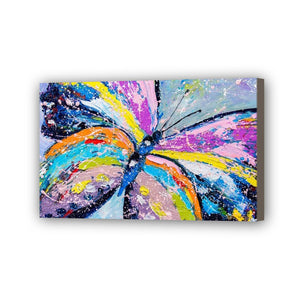 Butterfly Hand Painted Oil Painting / Canvas Wall Art UK HD011015